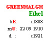 Text Box: GREENHALGH
Ethel
bE:         c1888
mU:  22 09 1910 
d  :          c1921
