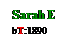 Text Box: Sarah E
bT:1890
