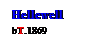 Text Box: Hellewell
bT.1869
