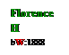 Text Box: Florence
H
bW:1888
