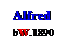 Text Box: Alfred
bW.1890
