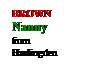 Text Box: BROWN
Nanny

from
Haslingden

