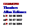Text Box: HAMMOND
Theodore
Allan Reliance
b F: 10 08 1903
mP: 30 07 1927
d P: 07 06 1994
