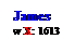 Text Box: James
w X: 1613
