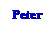 Text Box: Peter
