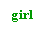 Text Box: girl
