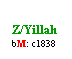Text Box:  
Z/Yillah
bM: c1838
