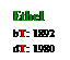 Text Box: Ethel
bT: 1892
dT: 1980
