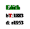 Text Box: Edith
bT:1883
d: e1953
