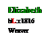 Text Box: Elizabeth
bL:c1816
Weaver
