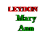 Text Box: LEYDON
Mary
Ann
