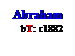 Text Box: Abraham
bT: c1882

