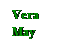 Text Box: Vera
May
